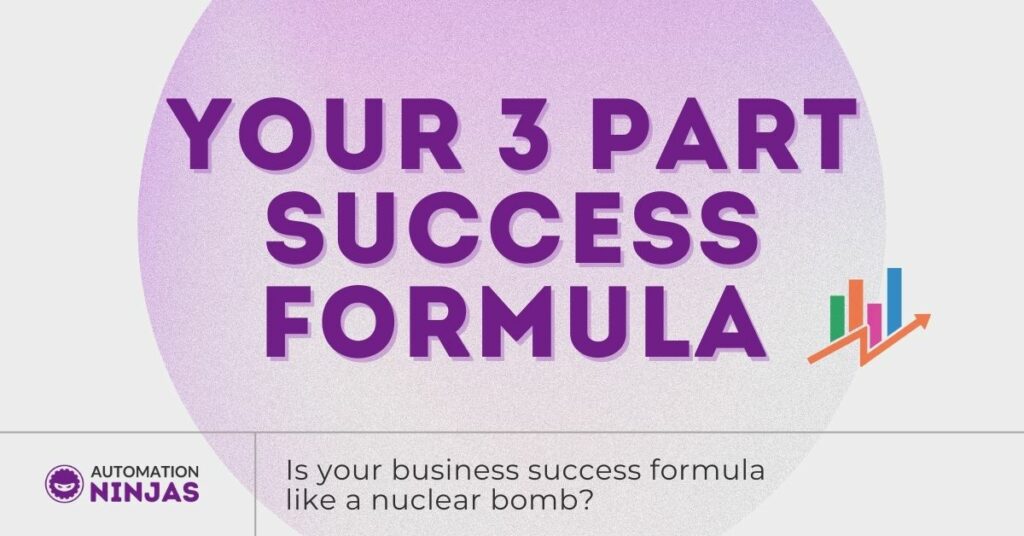 Your 3 part success formula