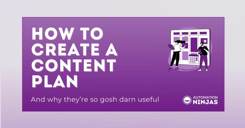 HOw to create a content plan