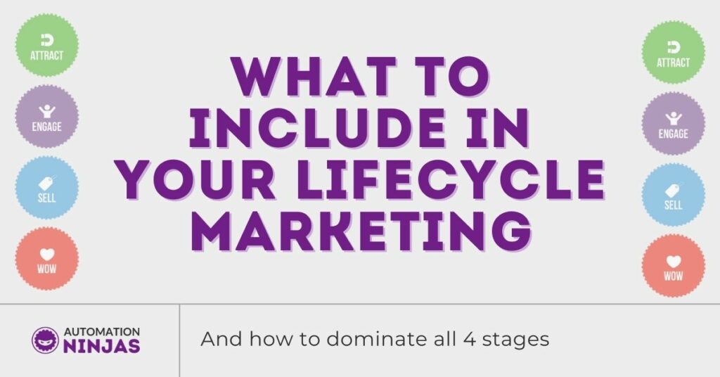 What to include in your lifecycle marketing