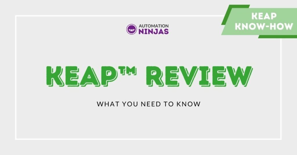 Keap™ Review