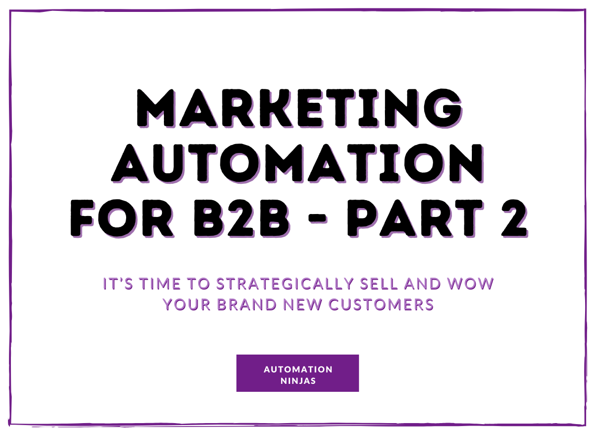 Marketing Automation for B2B Part 2