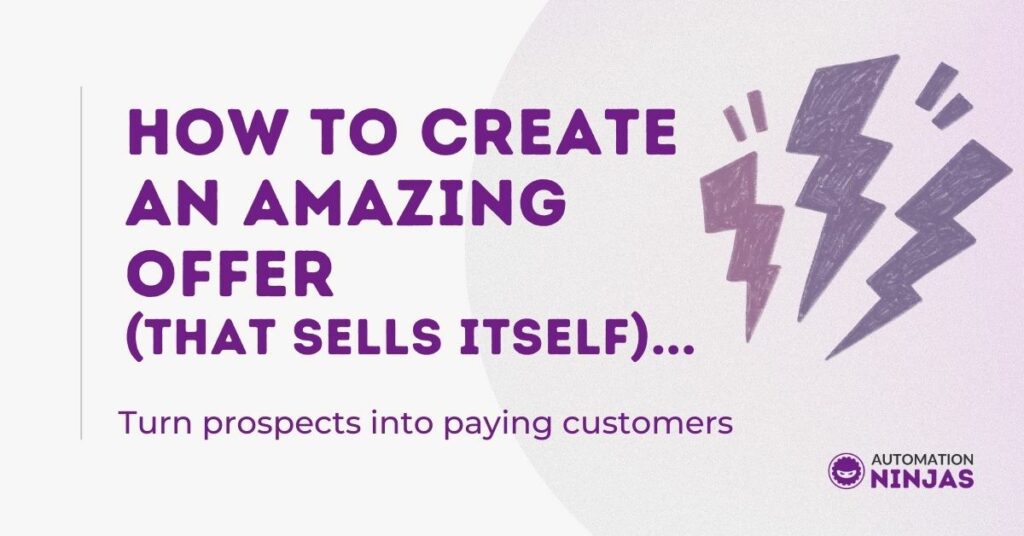 How to create an amazing offer