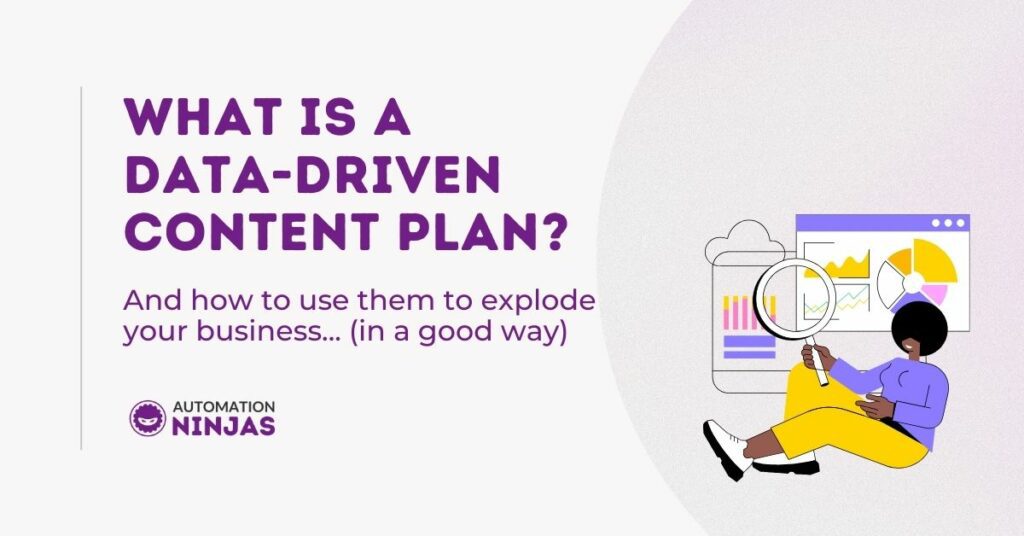 What is a data-driven content plan