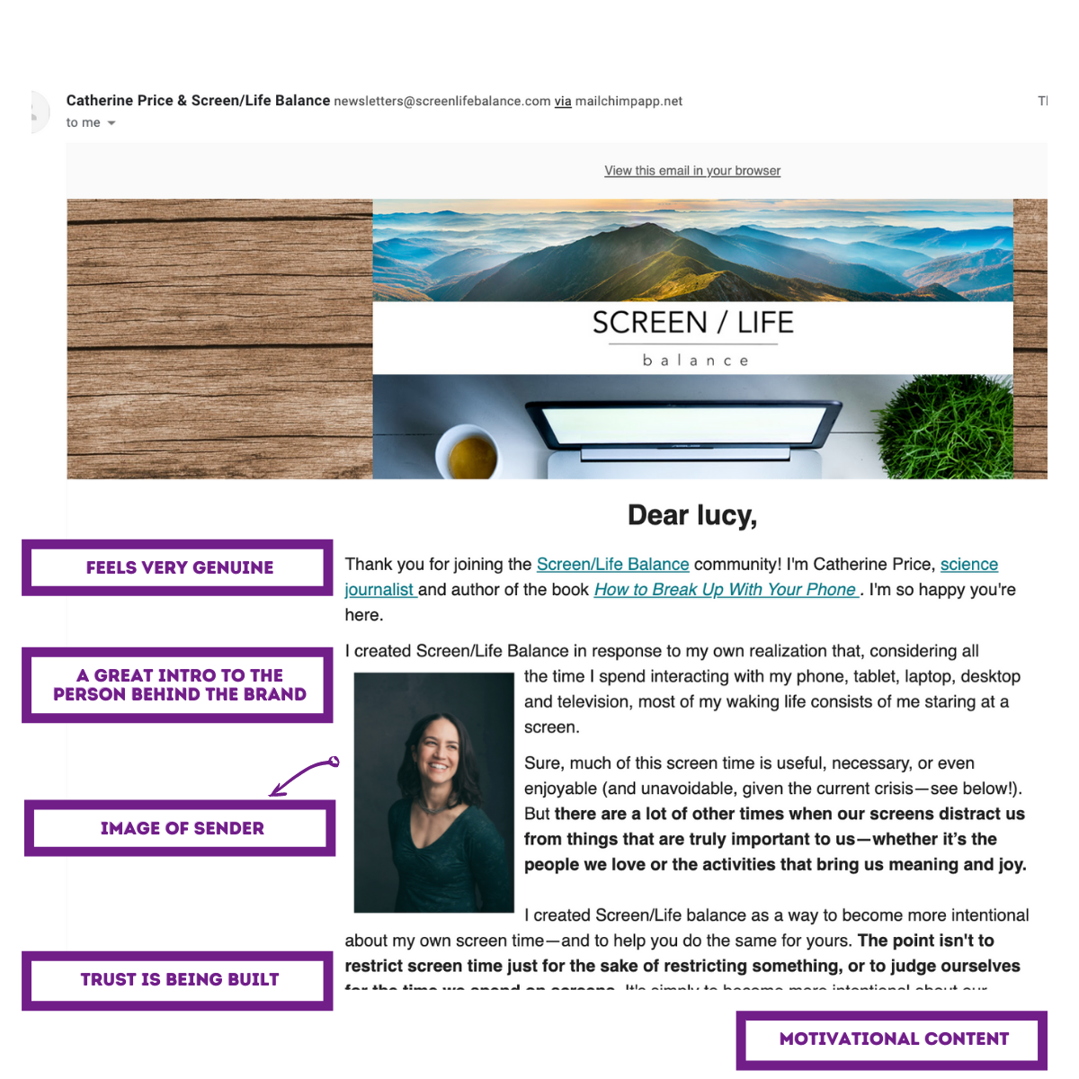 welcome email examples