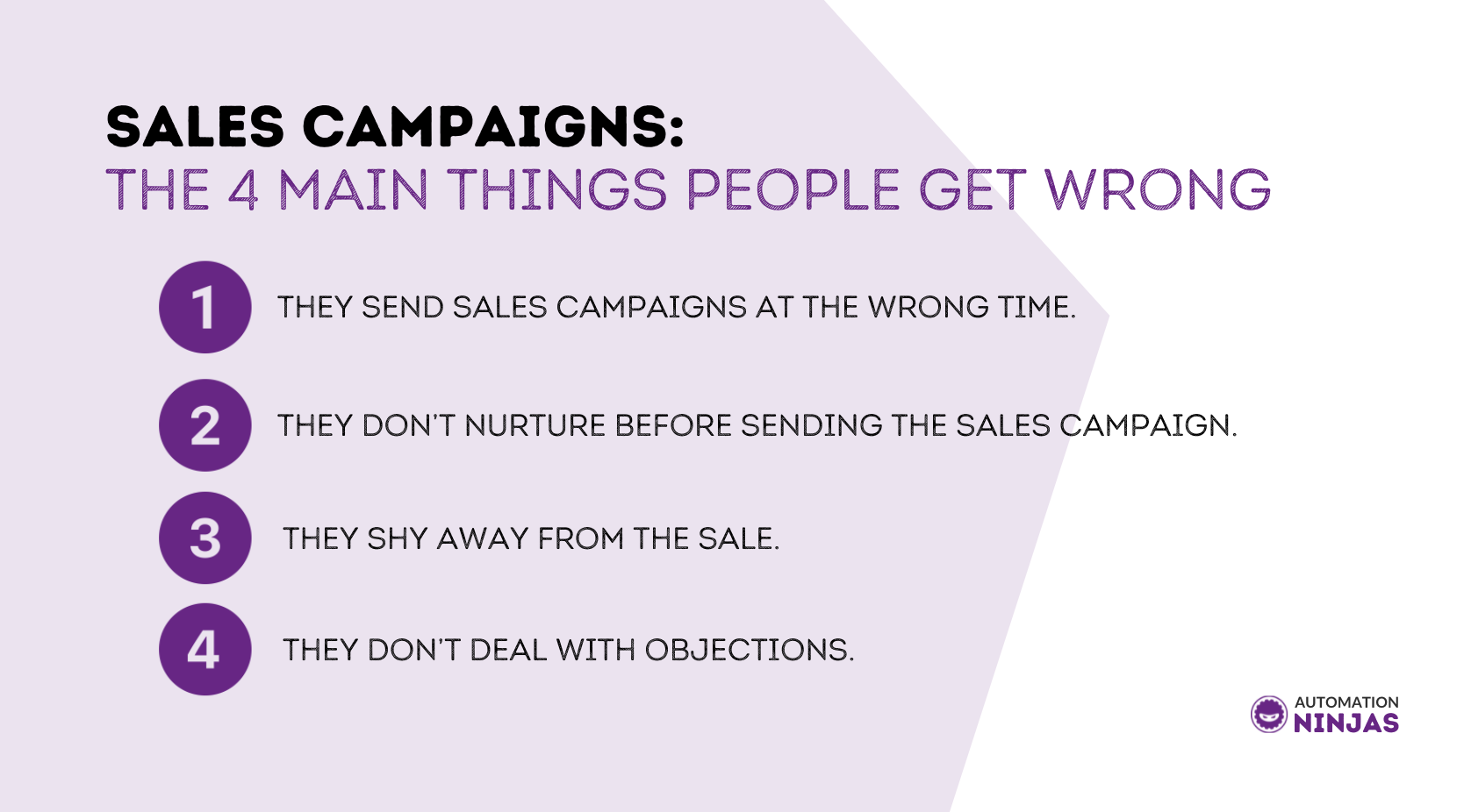 Sales Campaigns - What is the right and wrong way to do them