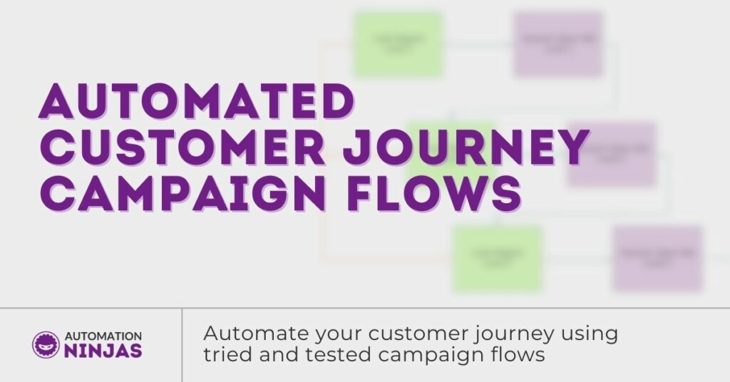 Automated customer journey campaign flows