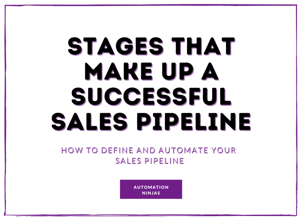 Successful sales pipeline stages