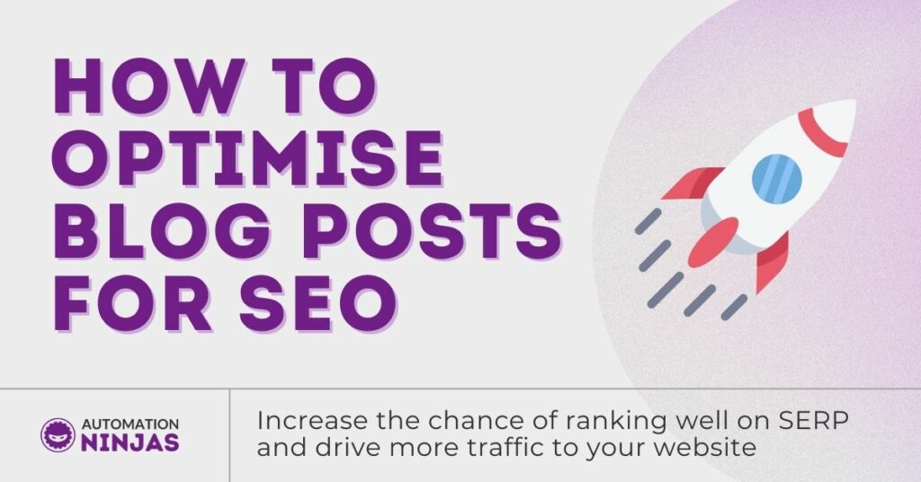 How to optimise blog posts for SEO