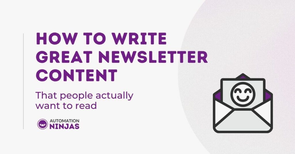 How to write great newsletter content