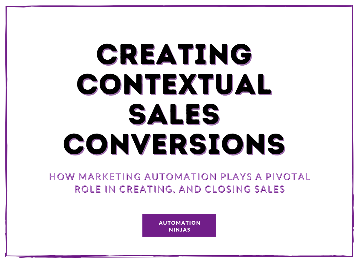 Creating Contextual Sales Conversions