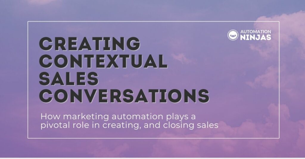 Creating Contextual Sales Conversations