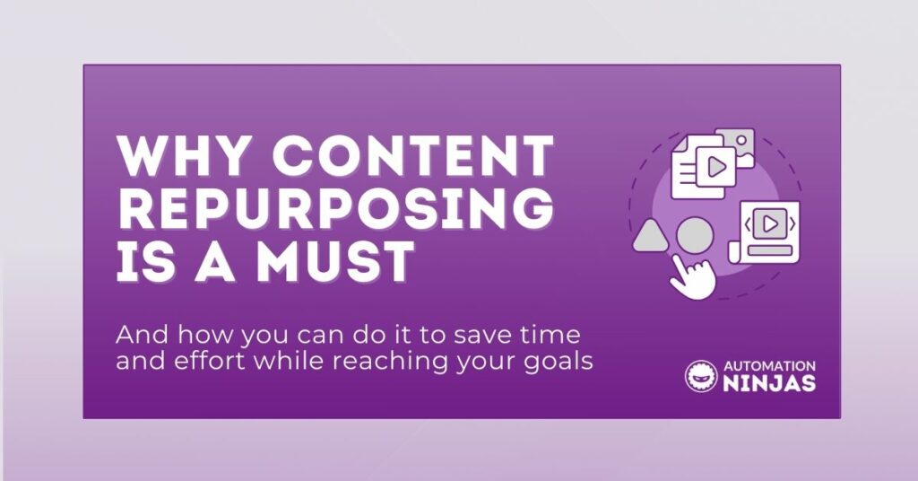 Why Content repurposing is a must